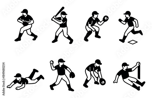 Baseball Icon Evolution