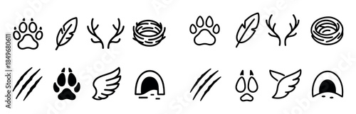 Minimalist Forest Icons