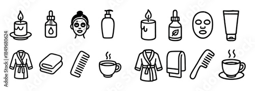 Self-Care Doodle Icons