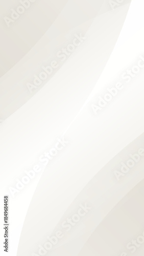 Modern white abstract background with elegant grey curved lines and smooth gradients, minimalist vector style for professional design.