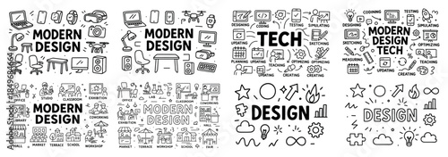 Modern design and technology concepts overview