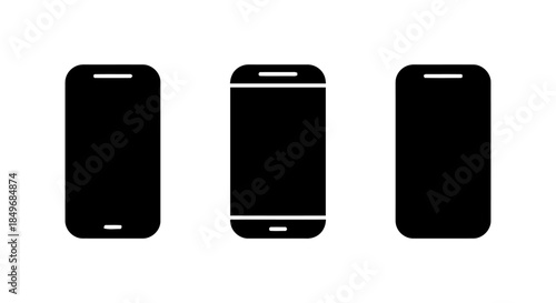 Modern mobile phone device cellphone smartphone icon vector illustration design