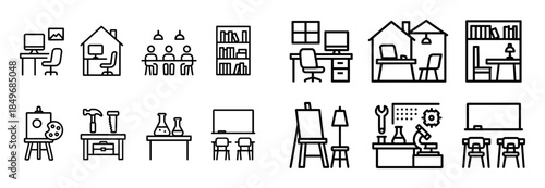 Workplace Icon Grid