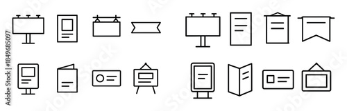 Advertising Icons Grid