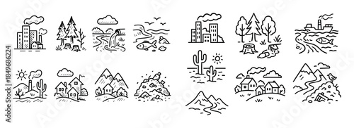 Environmental Impact Icons