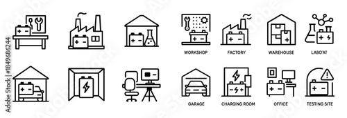 Battery Safety Icons
