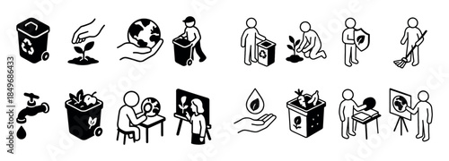 Ecology Icons Grid