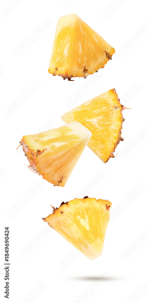 Naklejka premium pineapple slices