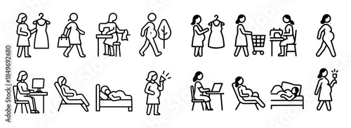 Maternity Icons Grid