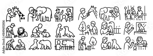 Zoo Activity Icons