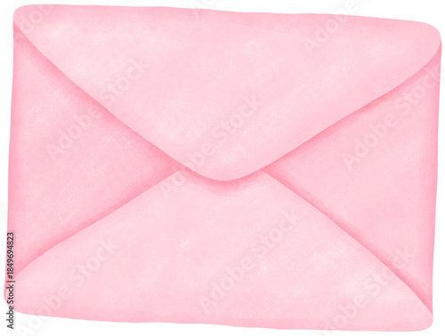 letter clipart in cute watercolor design style