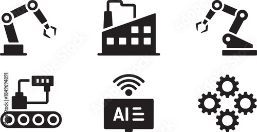 Industrial Robots Manufacturing Factory with and Gears