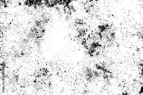Black and white grunge texture with copy space. Abstract dusty texture.