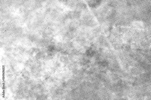Halftone dot pattern background for grunge dot effect special effects design.