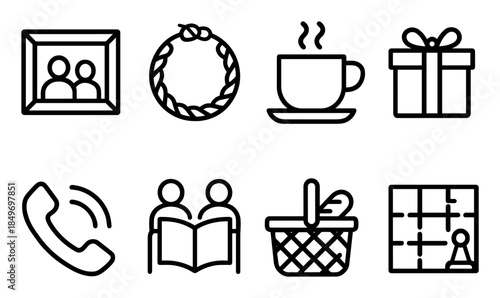 Minimalist Friendship Icons