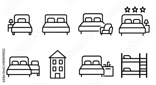 Minimalist Hotel Icons