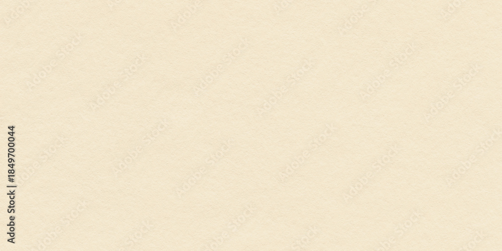 Fototapeta premium Off white paper texture background with empty space for text. Simple light cream color surface. Blank cardboard sheet for art