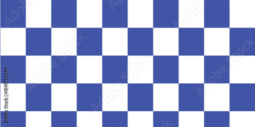 Latar belakang abstrak kotak biru dan putih. Latar belakang lomba dengan ruang untuk teks. Ilustrasi vektor Racing Flag. Latar belakang ras bendera.