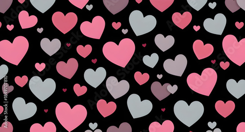 seamless love heart background, repeating hearts romantic pattern, valentine heart texture design, cute seamless heart wallpaper, endless romantic love pattern, decorative heart symbol background, mod