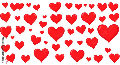 seamless red hearts background, seamless heart pattern vector, red hearts endless wallpaper, romantic valentine background texture, seamless love hearts illustration, repeating red heart pattern, vale