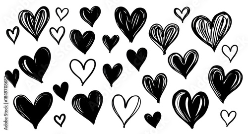 seamless heart silhouette texture, romantic love repeat background, valentine seamless heart pattern, minimal black heart wallpaper, continuous romance ornament design, decorative heart motif surface,