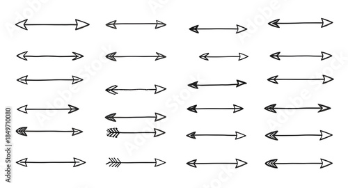 set of black arrows vector pack, hand-drawn arrow illustration vector set, arrow icons illustration bundle, black arrow graphic vector pack, directional arrows vector illustration set, arrow symbol ve