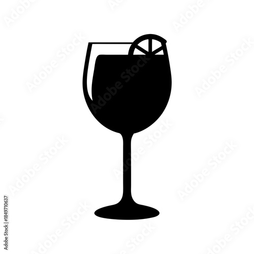 A refreshing glass of sangria