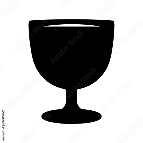 Elegant wine glass
