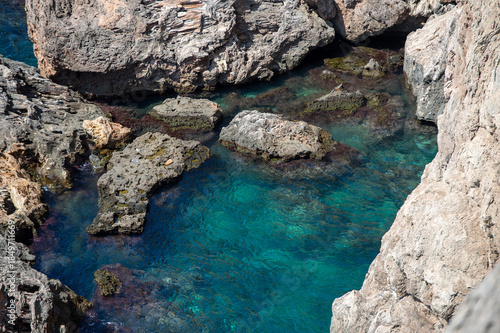 Rocky coast of the Mediterranean sea