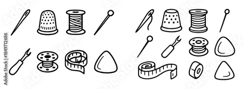 Sewing Tools Icons