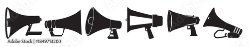 megaphone vector silhouette 