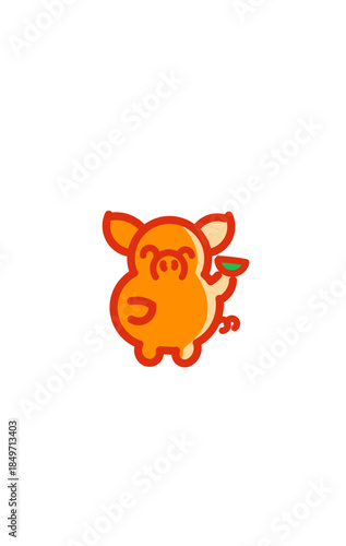 Chinese New year icon vector 