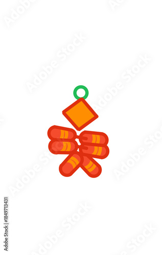 Chinese New year icon vector 