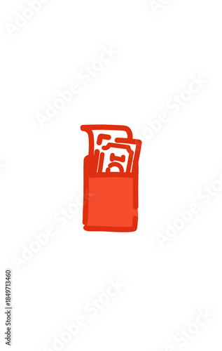 Chinese New year icon vector 