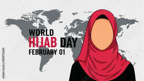 Commemorating the annual global observance of women's cultural headscarf, symbolizing unity and empowerment across diverse communities worldwide