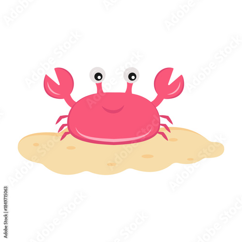 Vector graphic icon for Crab