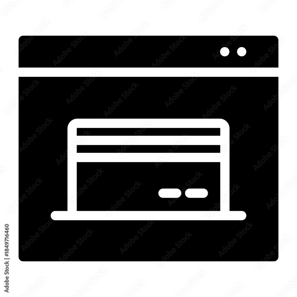 Fototapeta premium debit payments icon