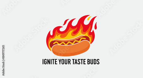 Hot Dog Logo Design – Fast Food Street Food Branding for Restaurant, Cafe, and Food Business