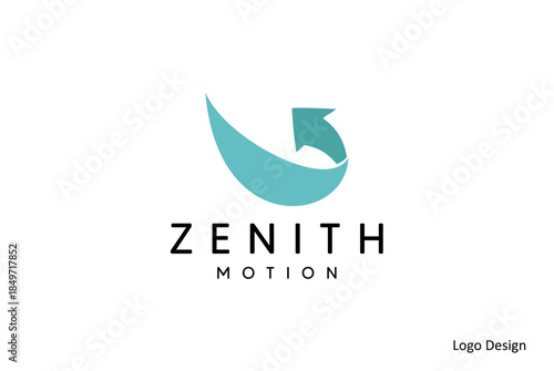 Corporate Logo Design for Zenith Motion Featuring Modern Abstract Elements