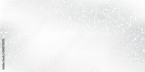 Art dot background with metal mirror texture. Chrome gradient abstract simple