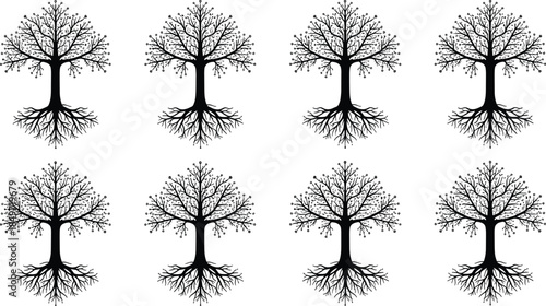 Farming agriculture icon set, tractor, windmill, barn, crop, leaf, farmer, DECLA UFO harvester, black white grid illustration