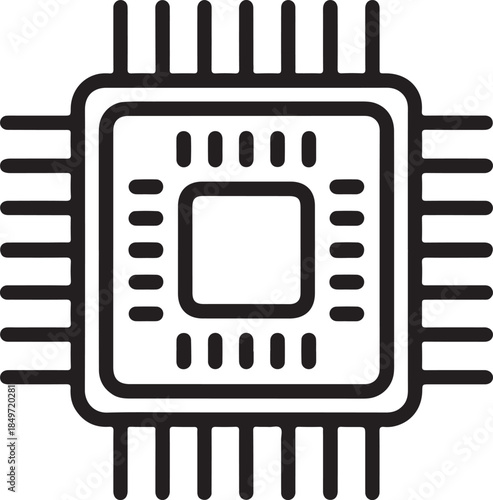 Central processing unit icon
