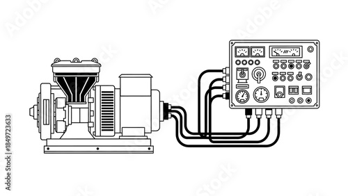 Modern 3d render illustration of a factory building icon featuring metal equipment and technology design elements as a professional business vector symbol for work