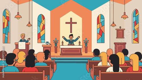 Business team meeting in office with people around table