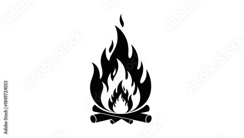 Sailing ship silhouette icon vector illustration