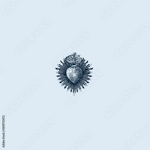 THESE HIGH QUALITY SACRED HEART JESUS VECTOR FOR USING VARIOUS TYPES OF DESIGN WORKS LIKE T-SHIRT, LOGO, TATTOO AND HOME WALL DESIGN