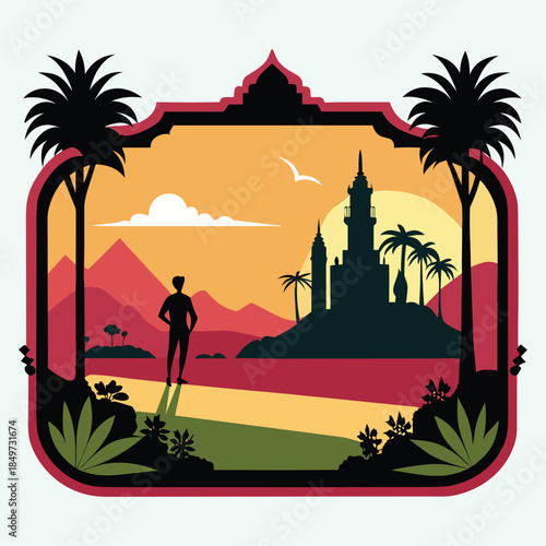 Dynamic Basketball Player Silhouette - Athletic Action Vector Graphic