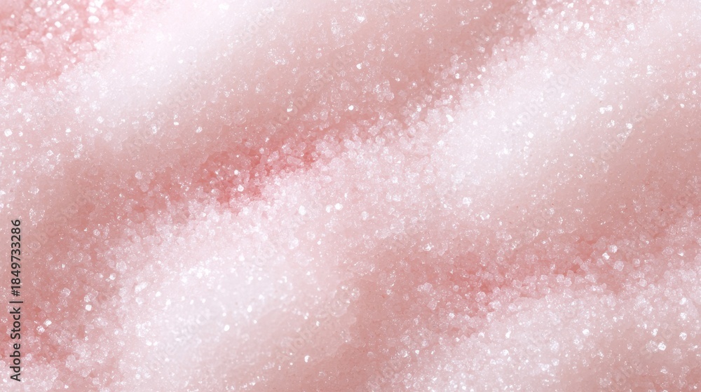 Fototapeta premium Elegant shimmering pink backdrop adorned with dazzling white glitter particles pink background featuring beautiful white glitter texture perfect for celebratory designs.