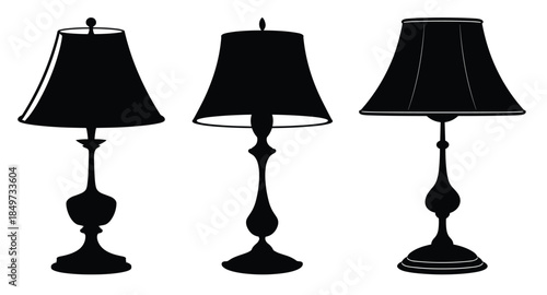 table lamp silhouette bundle