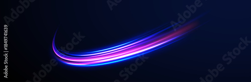 Highway line color road swirl streak bright motion city.
